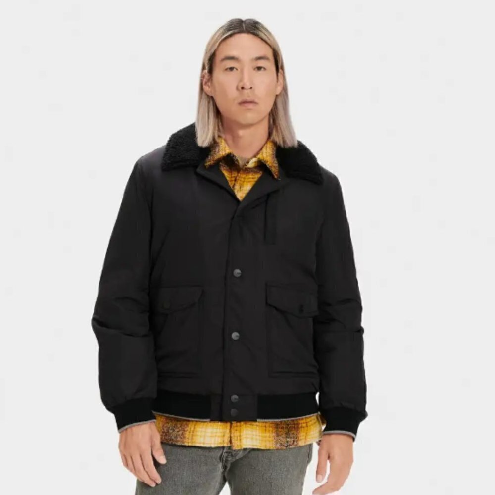 UGG | Men's Ethan Bomber Sherpa Jacket